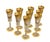 Thistle Champagne Flutes from Saint Louis, Set of 9 For Sale - Image 9 of 9