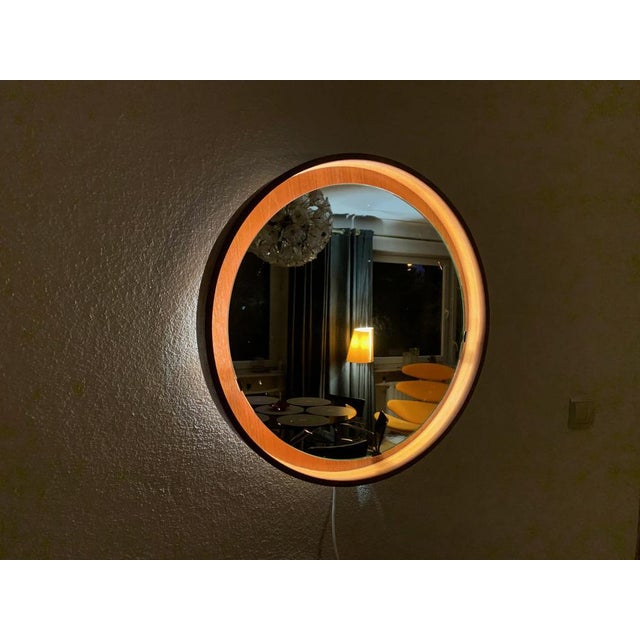 Teak Mirror, Italy, 1960s For Sale - Image 3 of 17