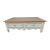 Vintage Ethan Allen French Country Coffee Table 4 Drawer Map Chest Distressed For Sale