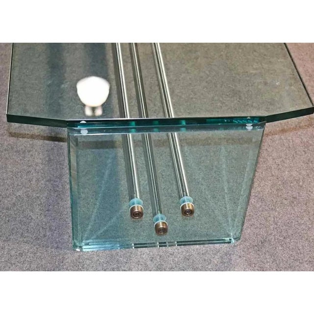 Mid 20th Century Fontana Arte Designed Glass Table Chairish