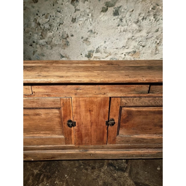 Antique French Oak Counter, 1800s For Sale - Image 14 of 18
