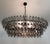 21st Oval Smoky Murano Poliedri Chandelier by Fabio LTD For Sale - Image 6 of 7