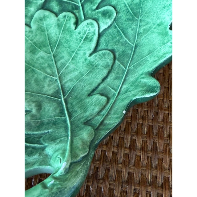 Vietri Italian Foglia Fresca Layered Leaf Salad Plates — Set of 4 For Sale - Image 10 of 12