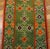Indian 1930s Green Geometric Tribal Hand Knotted Antique Indian Agra Rug 1'10" X 10'9" Wool Carpet For Sale - Image 3 of 5