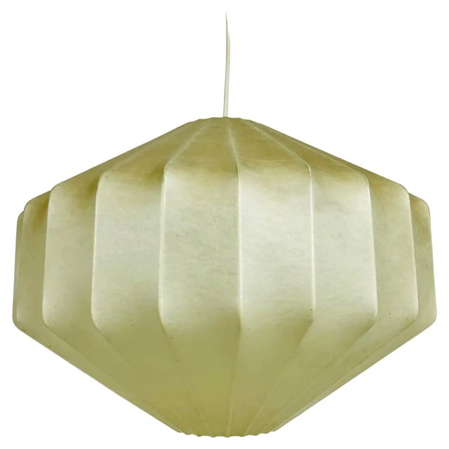 Mid-Century Cocoon Losange Pendant Light, 1960s, Italy For Sale - Image 13 of 13