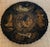 Black Antique Chinoiserie Papier Mache Pedestal Plate Lacquered For Sale - Image 8 of 8
