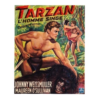 Original 1932 Tarzan the Ape Man (Tarzan l'Homme Singe) Belgian Movie Poster For Sale