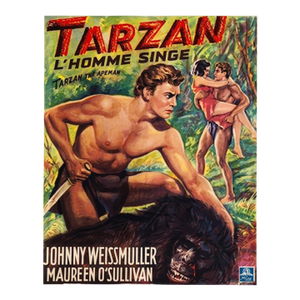 Original 1932 Tarzan the Ape Man (Tarzan l'Homme Singe) Belgian Movie Poster