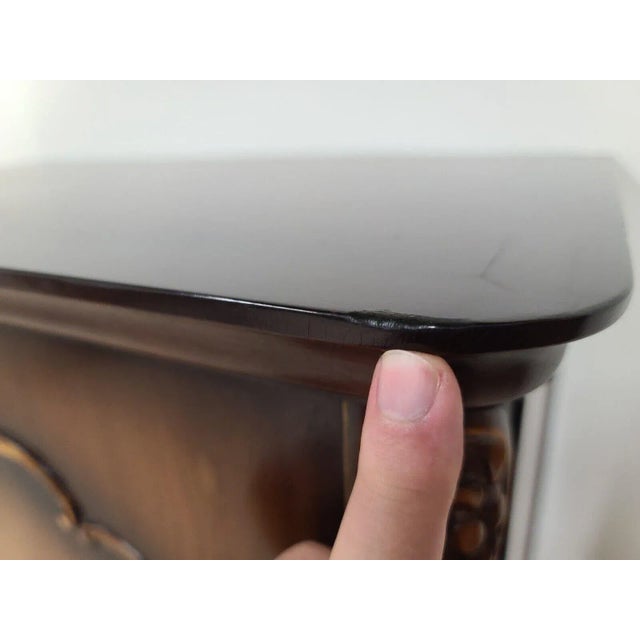 Mid 20th Century Italian Style African Yellowwood Bar Cabinet For Sale - Image 12 of 13