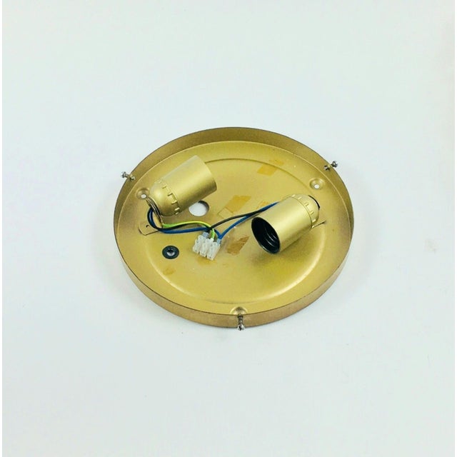 1960s Amber Bubble Glass Flush Mount by Helena Tynell for Limburg For Sale - Image 11 of 11