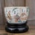 Antique Qing Dynasty Chinese Famille Rose Porcelain Ware with Stand, 1850 For Sale - Image 6 of 18