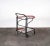 Black and Red Bar Cart in the Style of Yrjo Kukkapuro for Avarte, 1980s For Sale - Image 4 of 13