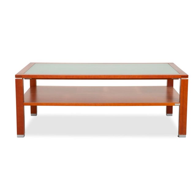 Coffee Tables in Wood and Glass from Hülsta, Set of 2 For Sale - Image 15 of 18