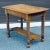 Antique Quartersawn Solid Oak Library Table With Twist Legs & Drawer For Sale In Philadelphia - Image 6 of 12