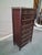 An elegant mid 19th-century French Louis XVI style semainier (weekly chest) crafted in richly figured mahogany and topped...