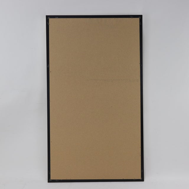 Framed Vintage Chinese Script Calligraphy on Yellow Paper For Sale In New York - Image 6 of 7