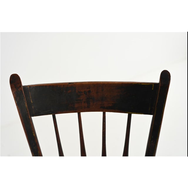 Antique Thumb-Back Windsor Child's High Chair For Sale - Image 10 of 18
