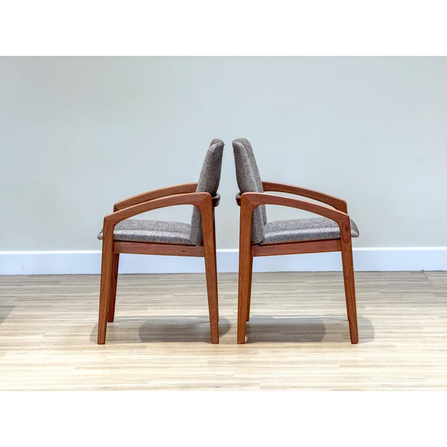 1960s Danish Knife Chairs from K.S, 1960s, Set of 6 For Sale - Image 5 of 13