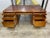 Wood George III Style Mahogany Partners Desk With Gilt-Embossed Leather Top For Sale - Image 7 of 13