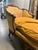 19th century chaise lounge with beautiful detailed carved wood frame.