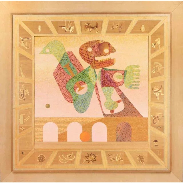 Leo Guida, Surrealist Composition, Oil on Canvas, 1970s For Sale - Image 8 of 8