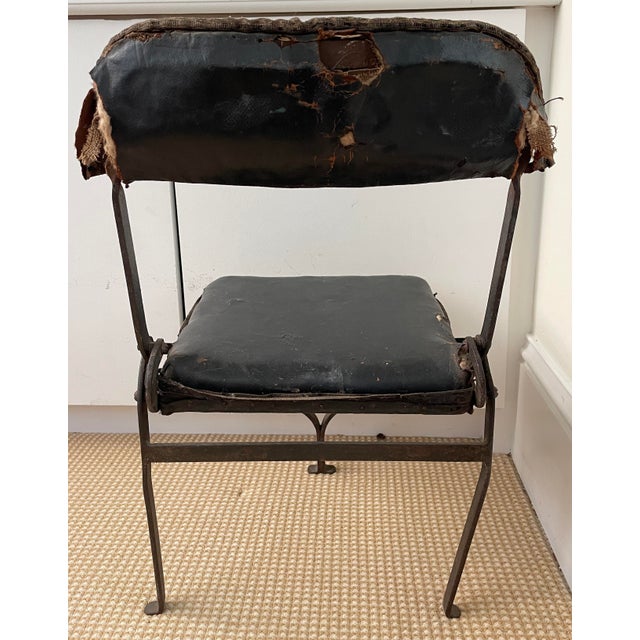 French Circa 1920s French Jump Seat For Sale - Image 3 of 10
