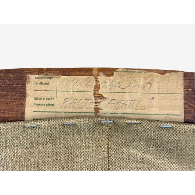 Carl Gustaf Hiort Af Ornäs, Sofa, Fabric, Lacquered Wood, Finland, 1940s For Sale - Image 13 of 13