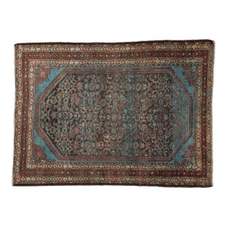 Vintage Distressed Malayer Rug - 3'6" x 4'9" For Sale
