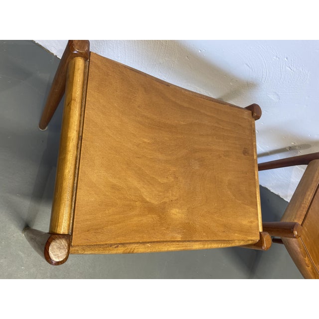 1960s Vintage Danish Teak Stools by Niels Otto Möller, 1960s, Set of 2 For Sale - Image 5 of 10