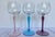 1960s Mid-Century Modern Etched Grapevine Rhine Wine Glasses - Set of 8 Harlequin For Sale - Image 13 of 17