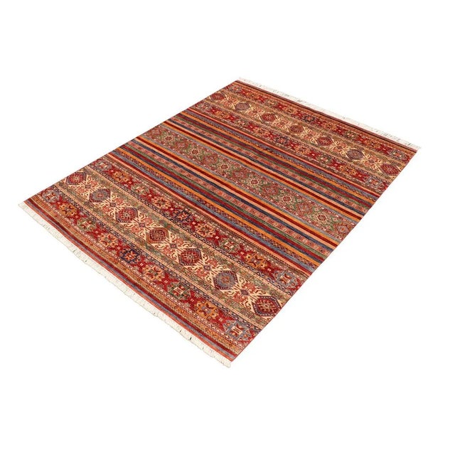 1990s 1990s Southwestern Tribal Khorjeen Rust Wool Rug - 6′1″ × 9′8″ For Sale - Image 5 of 11