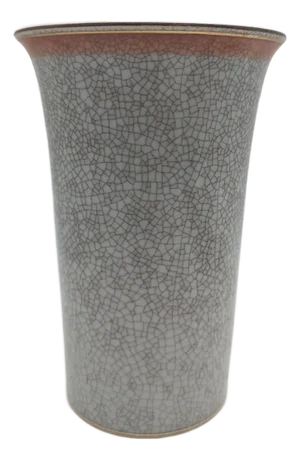 1960s Crackle Glazed Vase by Thorkild Olsen for Royal Copenhagen