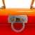 Animal Skin Salvatore Ferragamo Iconic Top Handle 212193 Leather Airbrush Orange Bag For Sale - Image 7 of 10