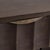 Mid-Century Modern Fluted Coco Brown Wood Nightstand For Sale - Image 3 of 6