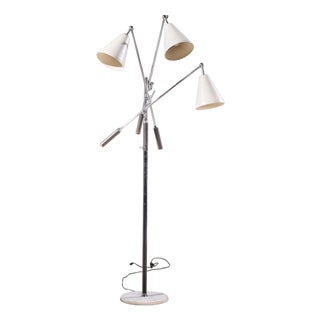 Angelo Lelli for Arredoluce Triennial Mid Century Italian Floor Lamp For Sale