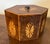 Antique Early 19th Century English George III Hexagonal Mahogany Tea Caddy of Elegant Proportion With Paterae Fan Inlay For Sale - Image 12 of 18