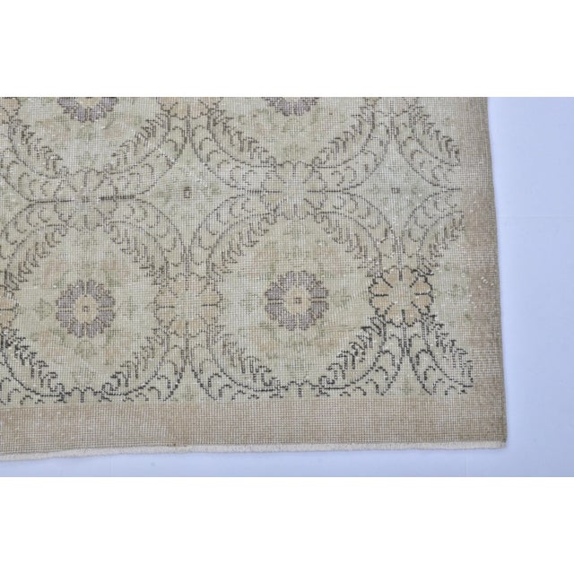 1960s Turkish Rustic Decor Floor Vintage Rug For Sale - Image 9 of 11