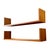 Mid-Century Modern Midcentury Modern Floating Teak Wall Shelves, Set of 2 For Sale - Image 3 of 5