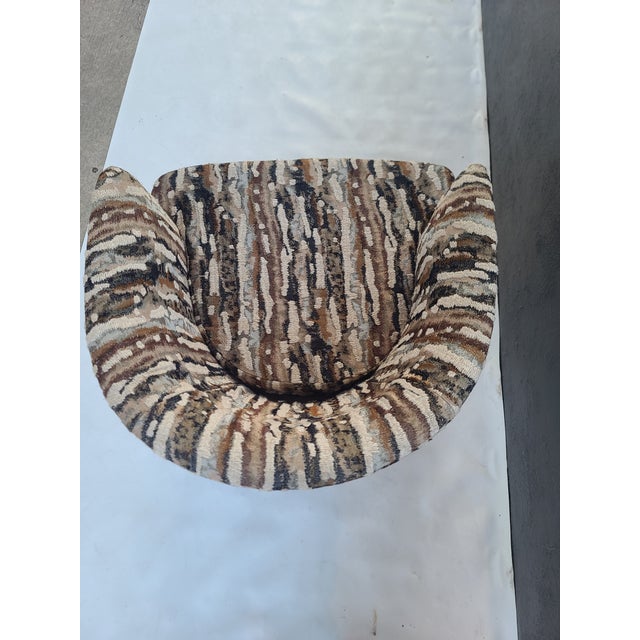 Milo Baughman Thayer Coggin Chrome Swivel Rocker For Sale - Image 9 of 15