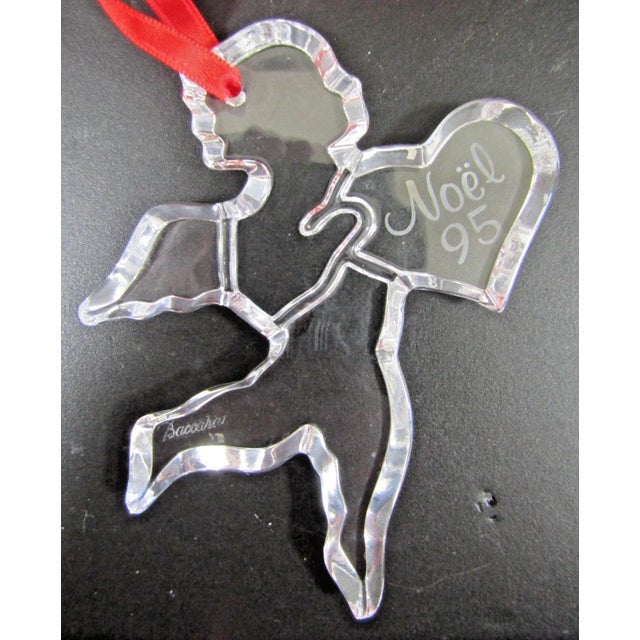 Baccarat Crystal Boxed Christmas Ornaments 1985, 1987, 1988, 1989, 1995, 1998 For Sale In Miami - Image 6 of 10