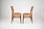 Gio Ponti Pair of Walnut and Leather Side Chairs by Gio Ponti, Italy, 1950s For Sale - Image 4 of 11