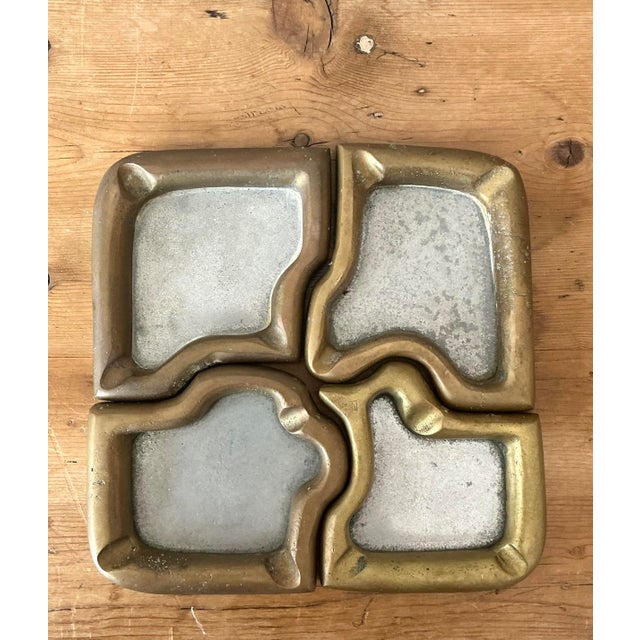 Late 20th Century Vintage 1980s David Marshall Puzzle Ashtray Set For Sale - Image 5 of 12