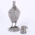Metal Silvered Metal Bird Decanter or Flask For Sale - Image 7 of 9