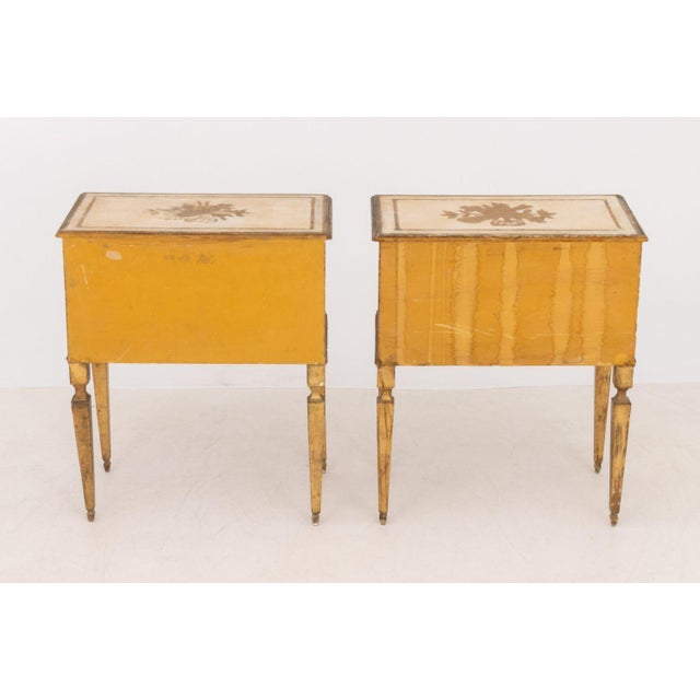 Louis XVI Style Distressed Side Tables, Pair For Sale - Image 10 of 10