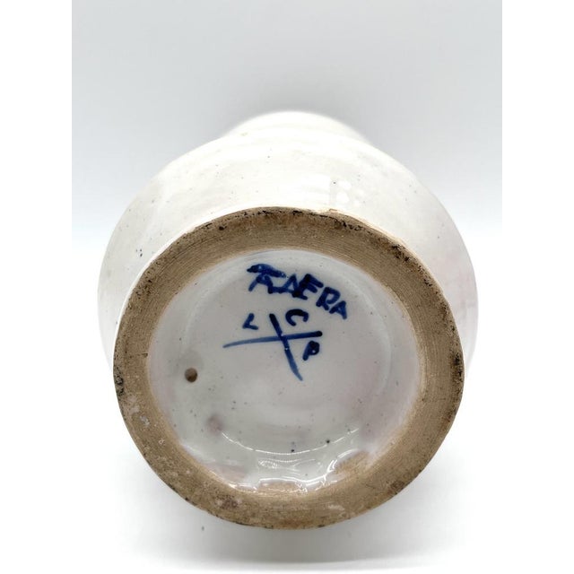 Antique Historicism Majolica Apothecary Vase, Faenza, Italy, 1900s For Sale - Image 10 of 15