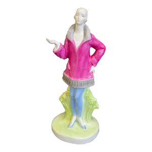 Coalport Ladies of Fashion the Vogue Art Deco Series "Miss 1924" Figurine