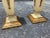 1950s Italian Pedestal Column Stands in Gold, Beige - a Pair For Sale - Image 9 of 13