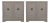 Mid-Century Modern James Mont Greek Key Inspired Chests Commodes Cabinets - Pair For Sale