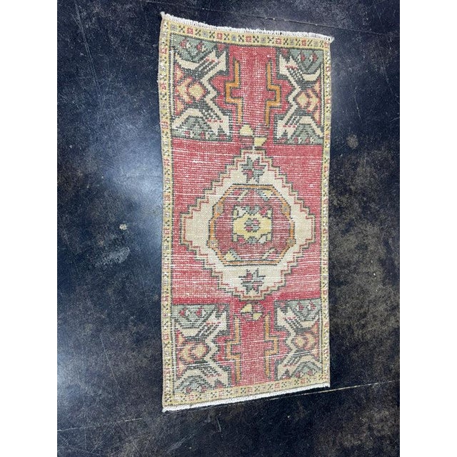 Turkish Yastik Rug 1'4" x 2'10" For Sale In Houston - Image 6 of 6