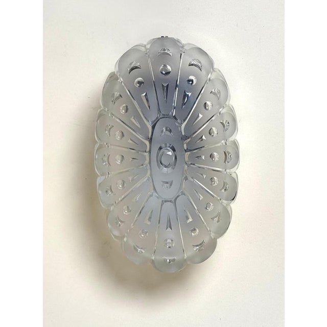 Mid-Century Modern Crystal Glass Wall Sconces from Peill & Putzler, Germany, 1960s, Set of 2 For Sale - Image 4 of 17